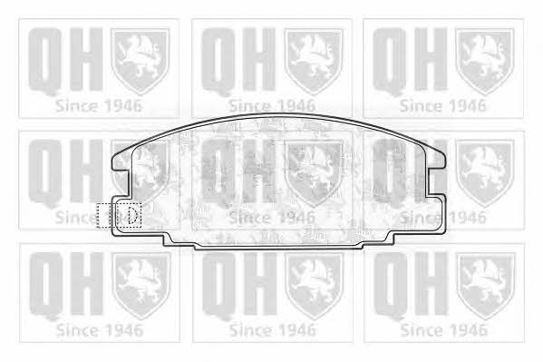 Quinton Hazell BP554 Brake Pad Set, disc brake BP554: Buy near me at 2407.PL in Poland at an Affordable price!