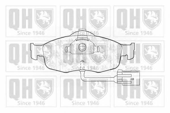 Quinton Hazell BP599 Brake Pad Set, disc brake BP599: Buy near me in Poland at 2407.PL - Good price!