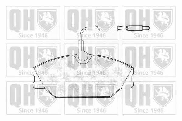 Quinton Hazell BP605 Brake Pad Set, disc brake BP605: Buy near me at 2407.PL in Poland at an Affordable price!