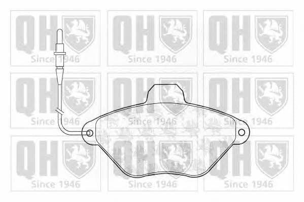 Quinton Hazell BP610 Brake Pad Set, disc brake BP610: Buy near me in Poland at 2407.PL - Good price!
