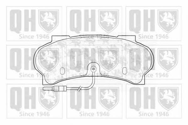 Quinton Hazell BP611 Brake Pad Set, disc brake BP611: Buy near me in Poland at 2407.PL - Good price!