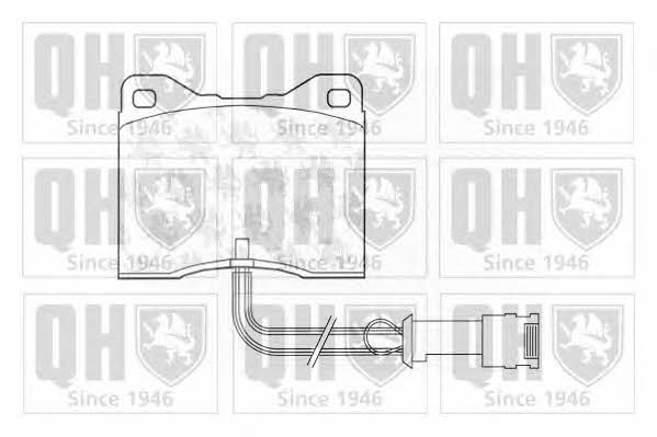 Quinton Hazell BP652 Тормозные колодки дисковые, комплект BP652: Отличная цена - Купить в Польше на 2407.PL!