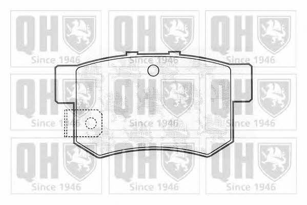 Quinton Hazell BP704 Brake Pad Set, disc brake BP704: Buy near me in Poland at 2407.PL - Good price!