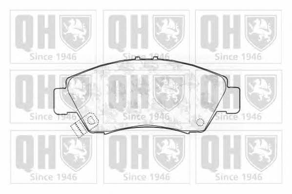 Quinton Hazell BP734 Brake Pad Set, disc brake BP734: Buy near me in Poland at 2407.PL - Good price!