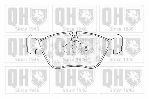 Quinton Hazell BP738 Brake Pad Set, disc brake BP738: Buy near me in Poland at 2407.PL - Good price!