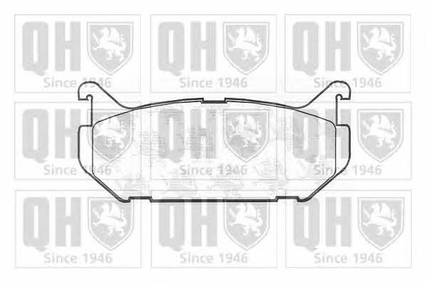 Quinton Hazell BP762 Гальмівні колодки, комплект BP762: Приваблива ціна - Купити у Польщі на 2407.PL!