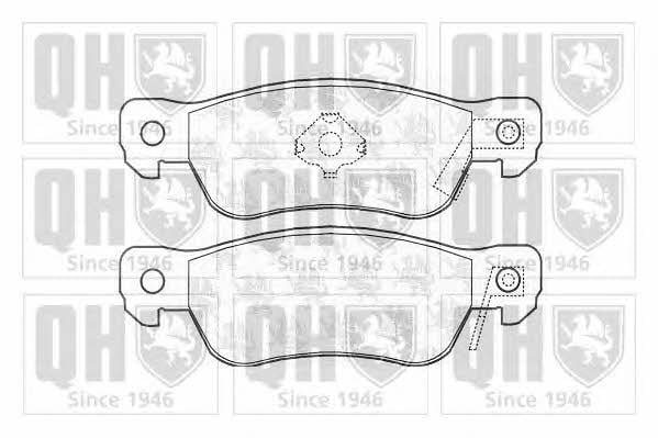 Quinton Hazell BP819 Brake Pad Set, disc brake BP819: Buy near me in Poland at 2407.PL - Good price!
