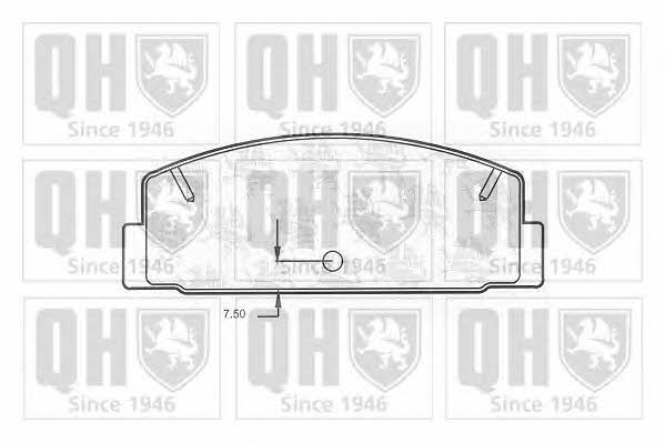 Quinton Hazell BP841 Brake Pad Set, disc brake BP841: Buy near me in Poland at 2407.PL - Good price!