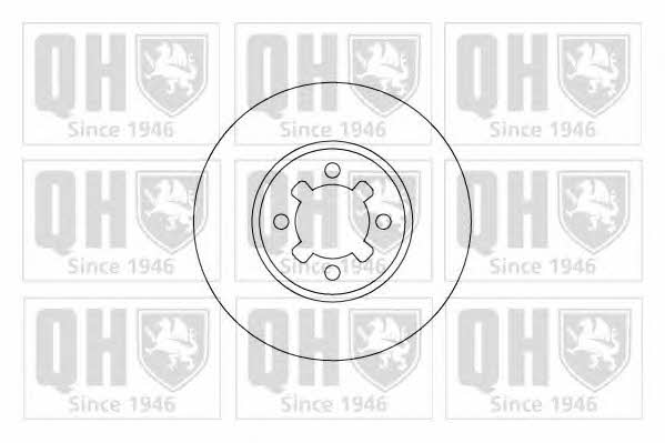 Quinton Hazell BDC4643 Тормозной диск передний невентилируемый BDC4643: Отличная цена - Купить в Польше на 2407.PL!