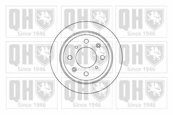 Quinton Hazell BDC5047 Rear brake disc, non-ventilated BDC5047: Buy near me in Poland at 2407.PL - Good price!