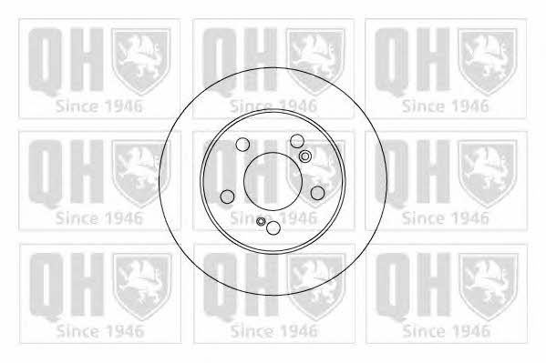 Quinton Hazell BDC5057 Тормозной диск задний невентилируемый BDC5057: Отличная цена - Купить в Польше на 2407.PL!