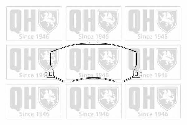 Quinton Hazell BP854 Brake Pad Set, disc brake BP854: Buy near me in Poland at 2407.PL - Good price!