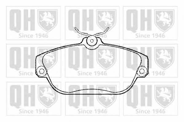 Quinton Hazell BP859 Brake Pad Set, disc brake BP859: Buy near me in Poland at 2407.PL - Good price!