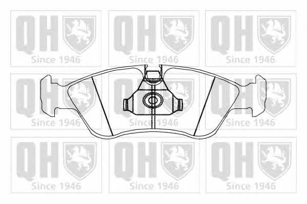 Quinton Hazell BP874 Brake Pad Set, disc brake BP874: Buy near me at 2407.PL in Poland at an Affordable price!