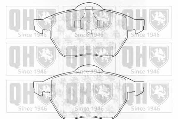 Quinton Hazell BP922 Brake Pad Set, disc brake BP922: Buy near me in Poland at 2407.PL - Good price!