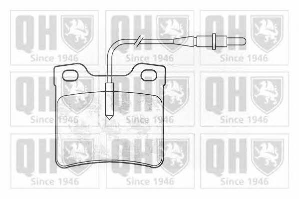 Quinton Hazell BP929 Brake Pad Set, disc brake BP929: Buy near me in Poland at 2407.PL - Good price!