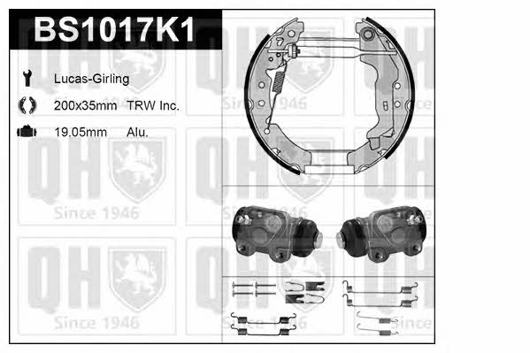 Quinton Hazell BS1017K1 Brake shoe set BS1017K1: Buy near me in Poland at 2407.PL - Good price!