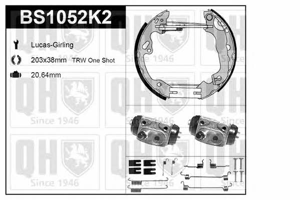 Quinton Hazell BS1052K2 Колодки тормозные барабанные, комплект BS1052K2: Отличная цена - Купить в Польше на 2407.PL!