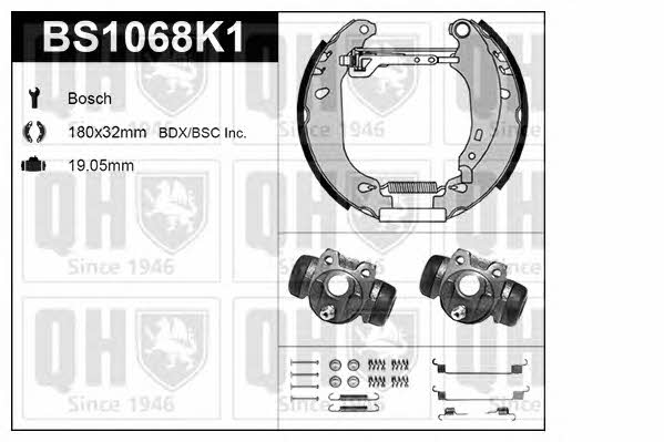 Quinton Hazell BS1068K1 Колодки тормозные барабанные, комплект BS1068K1: Отличная цена - Купить в Польше на 2407.PL!