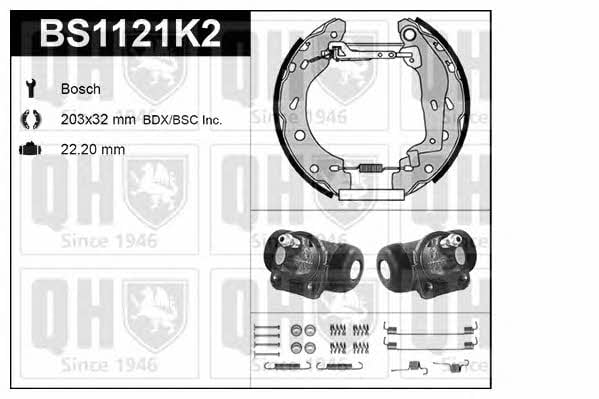 Quinton Hazell BS1121K2 Brake shoe set BS1121K2: Buy near me in Poland at 2407.PL - Good price!
