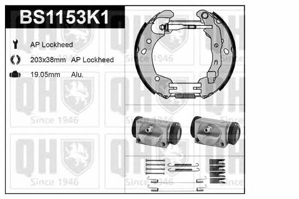 Quinton Hazell BS1153K1 Brake shoe set BS1153K1: Buy near me at 2407.PL in Poland at an Affordable price!