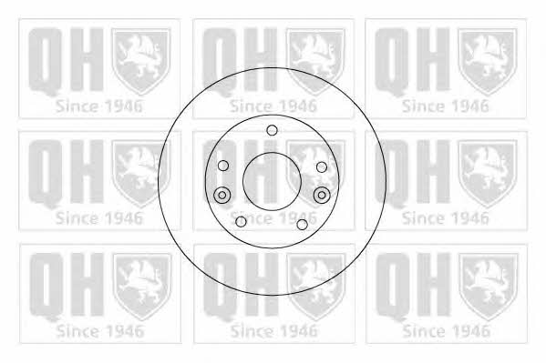 Quinton Hazell BDC5203 Тормозной диск передний вентилируемый BDC5203: Отличная цена - Купить в Польше на 2407.PL!