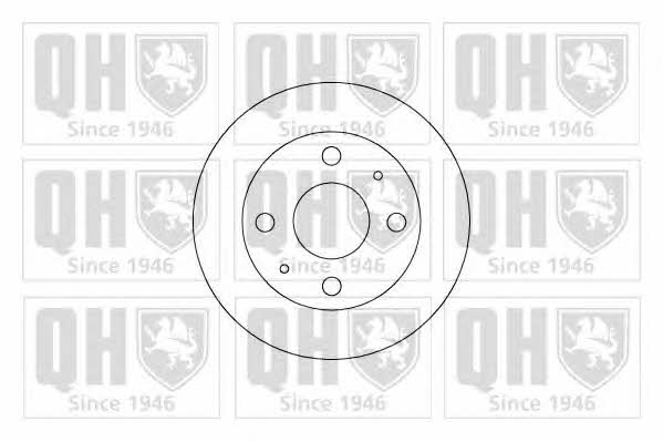 Quinton Hazell BDC5205 Тормозной диск передний невентилируемый BDC5205: Отличная цена - Купить в Польше на 2407.PL!
