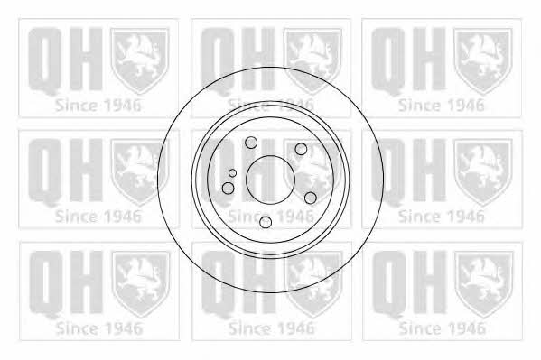 Quinton Hazell BDC5209 Тормозной диск задний невентилируемый BDC5209: Отличная цена - Купить в Польше на 2407.PL!