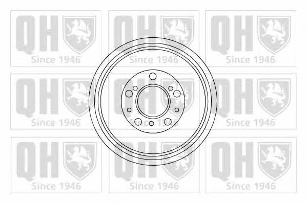 Quinton Hazell BDR551 Rear brake drum BDR551: Buy near me in Poland at 2407.PL - Good price!