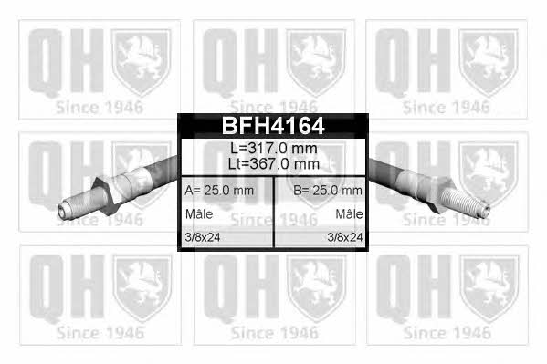 Quinton Hazell BFH4164 Przewód hamulcowy elastyczny BFH4164: Dobra cena w Polsce na 2407.PL - Kup Teraz!