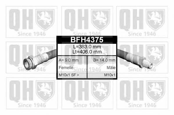 Quinton Hazell BFH4375 Тормозной шланг BFH4375: Отличная цена - Купить в Польше на 2407.PL!