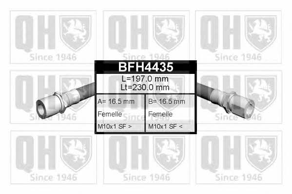 Quinton Hazell BFH4435 Przewód hamulcowy elastyczny BFH4435: Dobra cena w Polsce na 2407.PL - Kup Teraz!