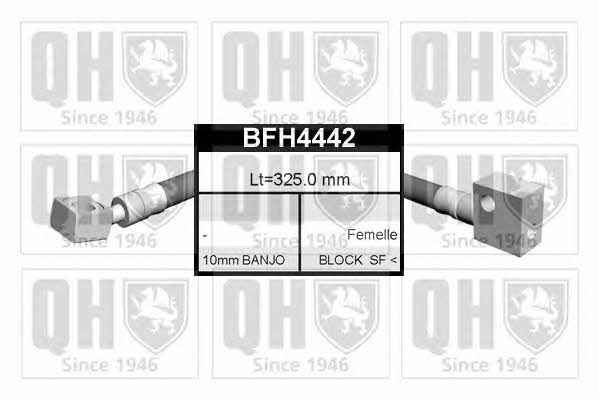 Quinton Hazell BFH4442 Тормозной шланг BFH4442: Отличная цена - Купить в Польше на 2407.PL!