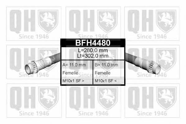 Quinton Hazell BFH4480 Bremsschlauch BFH4480: Kaufen Sie zu einem guten Preis in Polen bei 2407.PL!