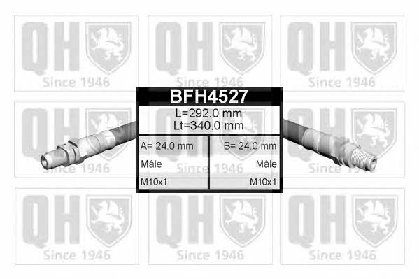 Quinton Hazell BFH4527 Przewód hamulcowy elastyczny BFH4527: Dobra cena w Polsce na 2407.PL - Kup Teraz!