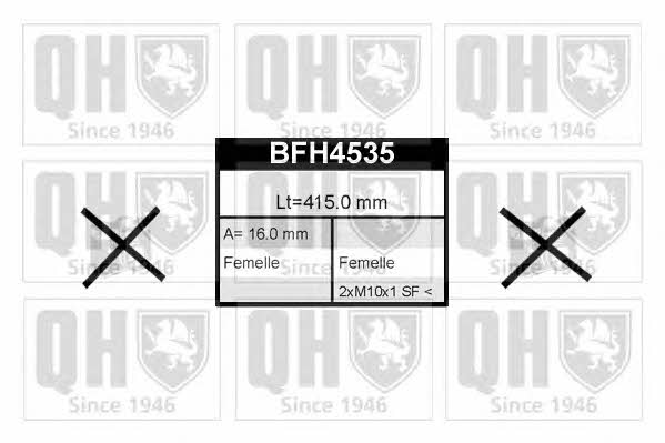 Quinton Hazell BFH4535 Bremsschlauch BFH4535: Kaufen Sie zu einem guten Preis in Polen bei 2407.PL!