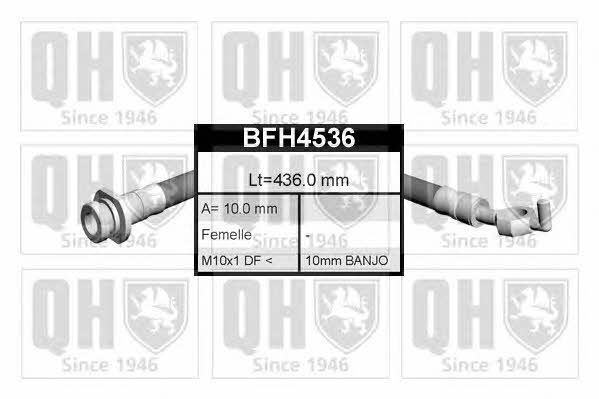 Quinton Hazell BFH4536 Przewód hamulcowy elastyczny BFH4536: Dobra cena w Polsce na 2407.PL - Kup Teraz!