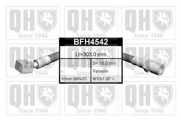 Quinton Hazell BFH4542 Brake Hose BFH4542: Buy near me in Poland at 2407.PL - Good price!