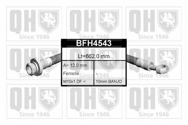 Quinton Hazell BFH4543 Тормозной шланг BFH4543: Отличная цена - Купить в Польше на 2407.PL!