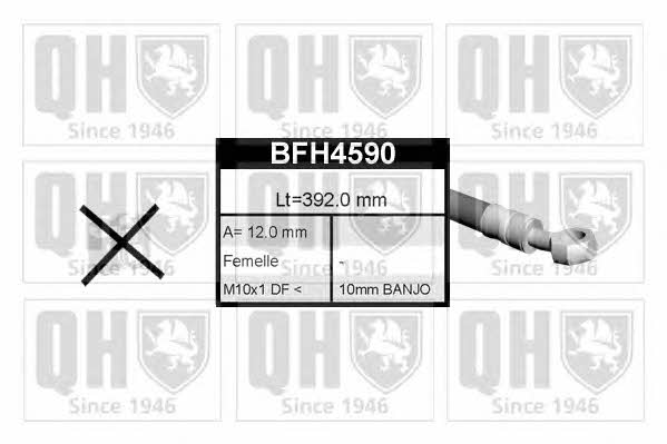 Quinton Hazell BFH4590 Brake Hose BFH4590: Buy near me in Poland at 2407.PL - Good price!