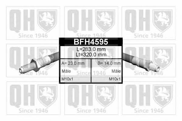 Quinton Hazell BFH4595 Przewód hamulcowy elastyczny BFH4595: Dobra cena w Polsce na 2407.PL - Kup Teraz!