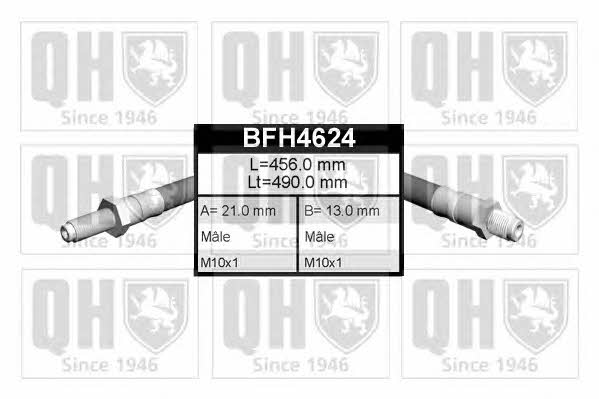 Quinton Hazell BFH4624 Гальмівний шланг BFH4624: Приваблива ціна - Купити у Польщі на 2407.PL!