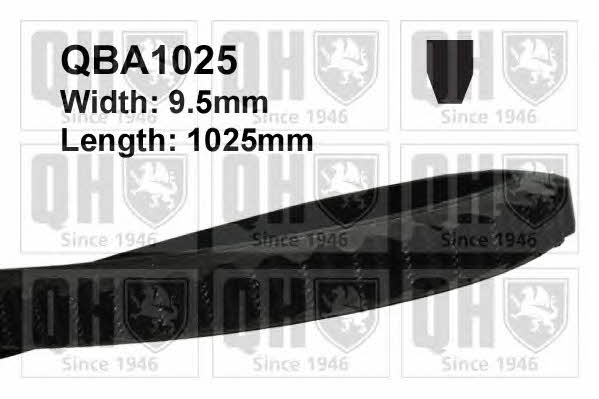 Quinton Hazell QBA1025 V-belt 10X1025 QBA1025: Buy near me in Poland at 2407.PL - Good price!