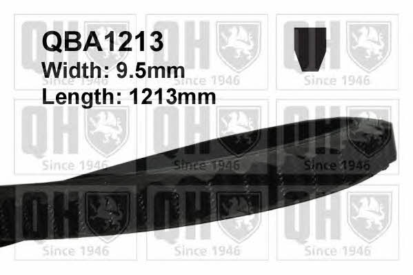 Quinton Hazell QBA1213 V-belt 10X1213 QBA1213: Buy near me in Poland at 2407.PL - Good price!