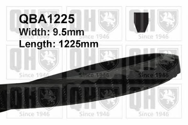 Quinton Hazell QBA1225 Ремень клиновой 10X1225 QBA1225: Отличная цена - Купить в Польше на 2407.PL!