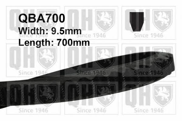 Quinton Hazell QBA700 V-belt 10X700 QBA700: Buy near me in Poland at 2407.PL - Good price!