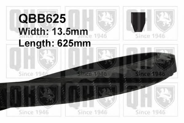 Quinton Hazell QBB625 Pasek klinowy 13X625 QBB625: Dobra cena w Polsce na 2407.PL - Kup Teraz!