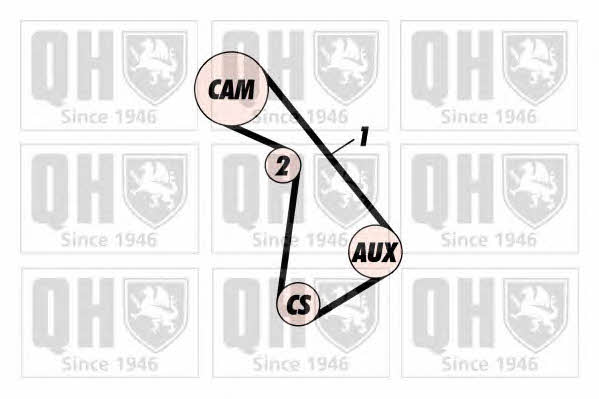 Quinton Hazell QBK276 Комплект ремня ГРМ QBK276: Отличная цена - Купить в Польше на 2407.PL!