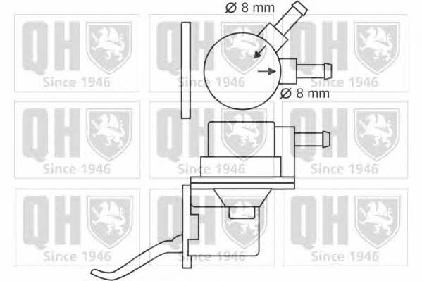 Quinton Hazell QFP8 Fuel pump QFP8: Buy near me in Poland at 2407.PL - Good price!
