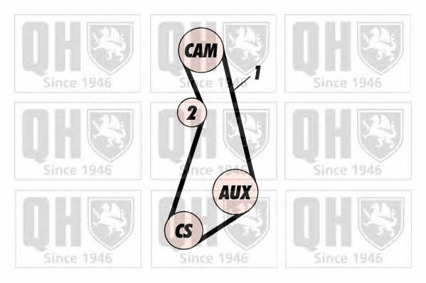 Quinton Hazell QBK441 Zestaw paska rozrządu QBK441: Dobra cena w Polsce na 2407.PL - Kup Teraz!